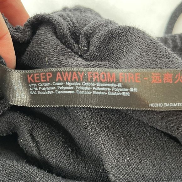 Free People Movement Sunny Skinny Jogger Sweatpants Women's M Black Stretch - Picture 8 of 9